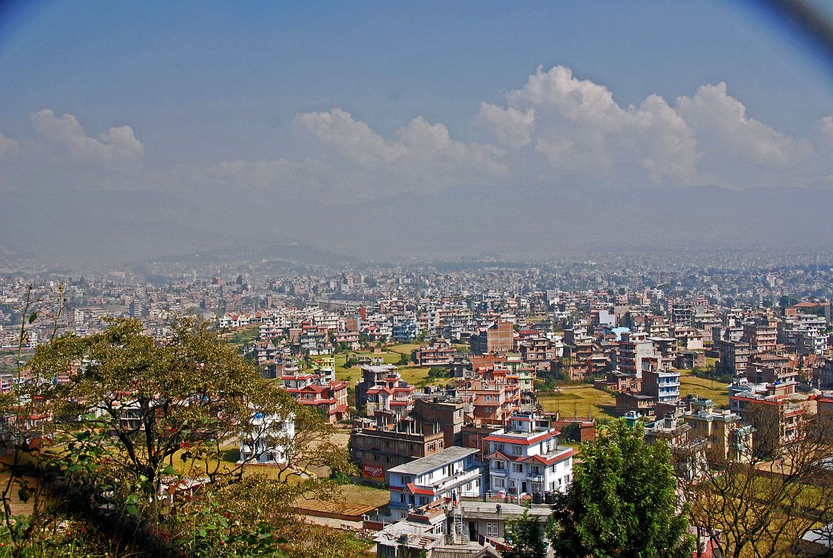 Kathmandu Valley 2 Kirtipur 11 Kathmandu Valley From Kirtipur There is a very good view of Kathmandu from the Bagh Bhairav Temple courtyard in Kirtipur near Kathmandu.